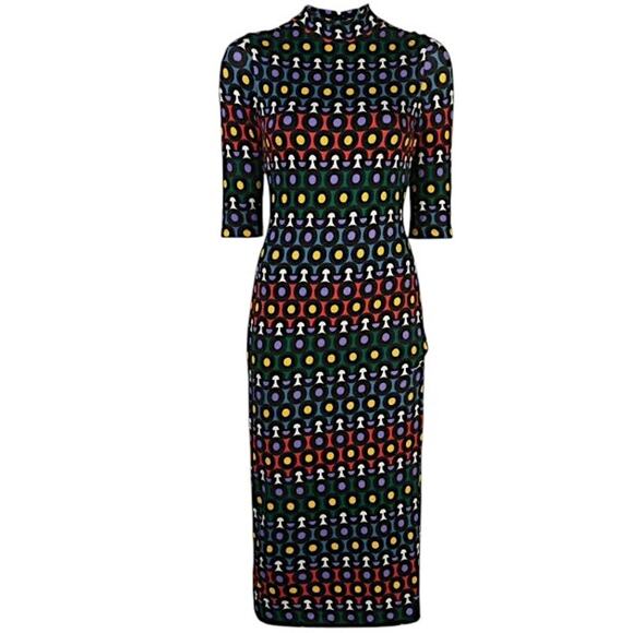 Alice + Olivia Multicolor Dress | Size 6 - Picture 1 of 8